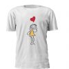 Heart Girl - Tshirt com estampagem personalizada