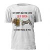 T-shirt personalizada Um homem não pode viver só de cerveja, também precisa de motas