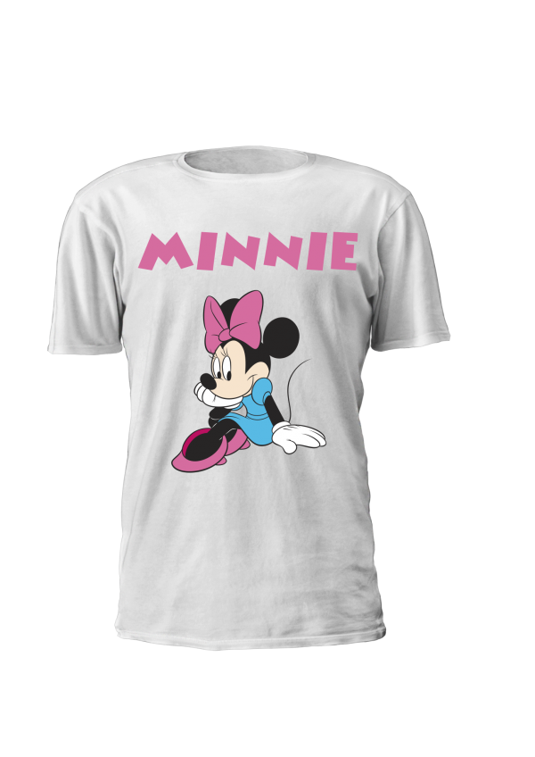 T-shirt personalizada Design Disney Minnie. Para criança
