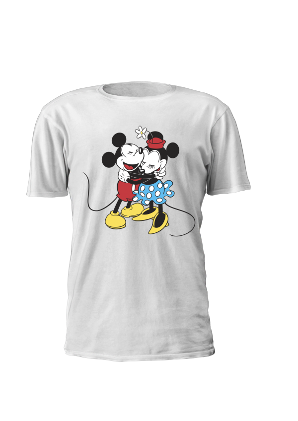 T-shirt criança Minnie e Mickey